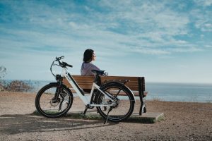 Séance de vélo durant les vacances.